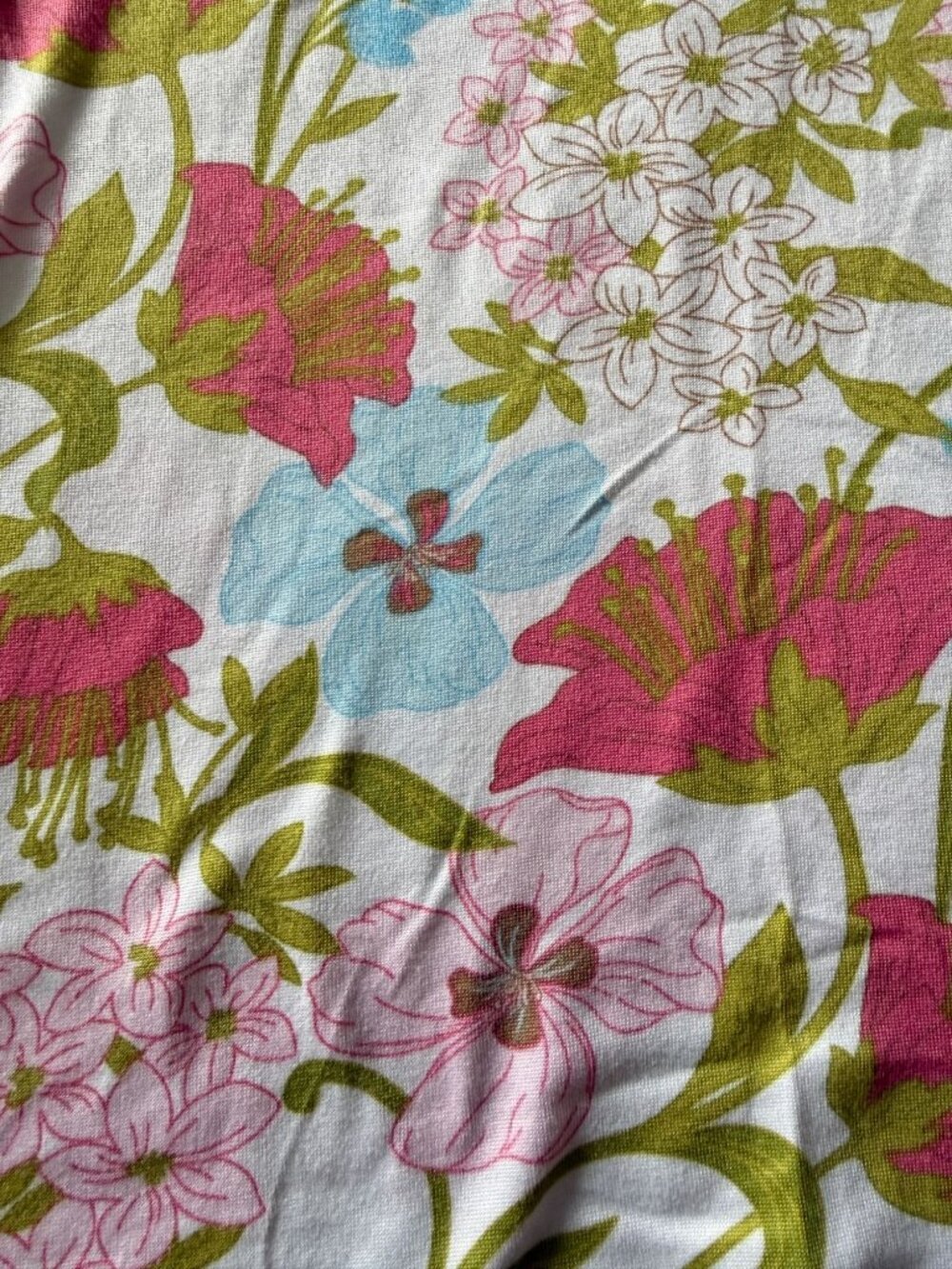 NWT Vera Bradley Womens Floral Pajama Set XL Button-Up Shirt Shorts Pockets - Picture 13 of 14